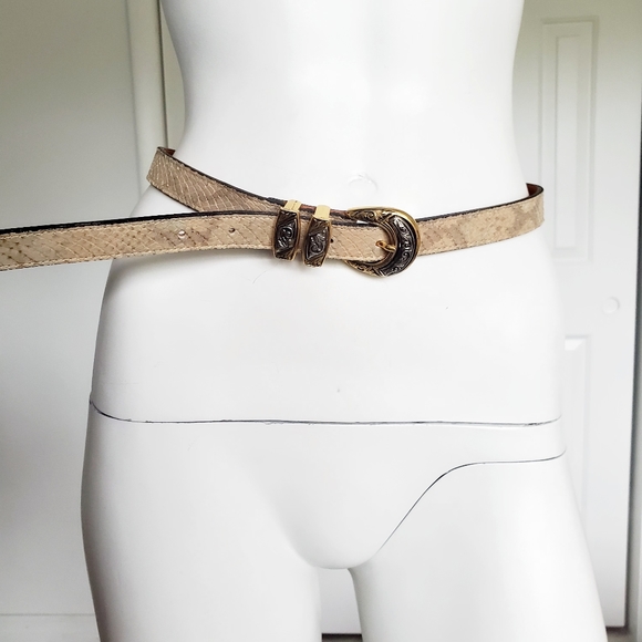 Street Works Animal Print Gold BBeautiuckle Belt - Picture 9 of 9